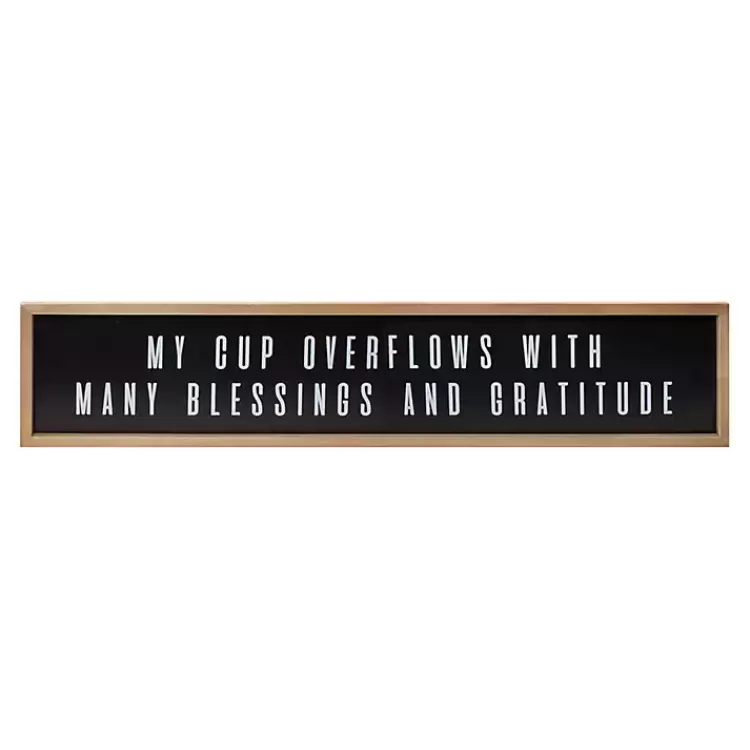 My Cup Overflows Wall Plaque>Kirklands Home Shop