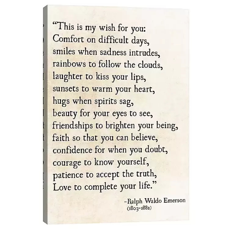 My Wish for You Canvas Art Print>Kirklands Home Best Sale