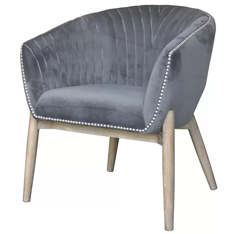 Nadia Velvet Club Chair>Kirklands Home Online