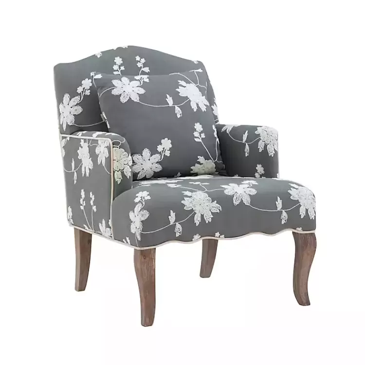 Natalie Floral Accent Chair>Kirklands Home Best Sale