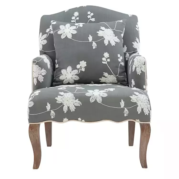 natalie_floral_accent_chair_3.webp Natalie Floral Accent Chair>Kirklands Home Best Sale