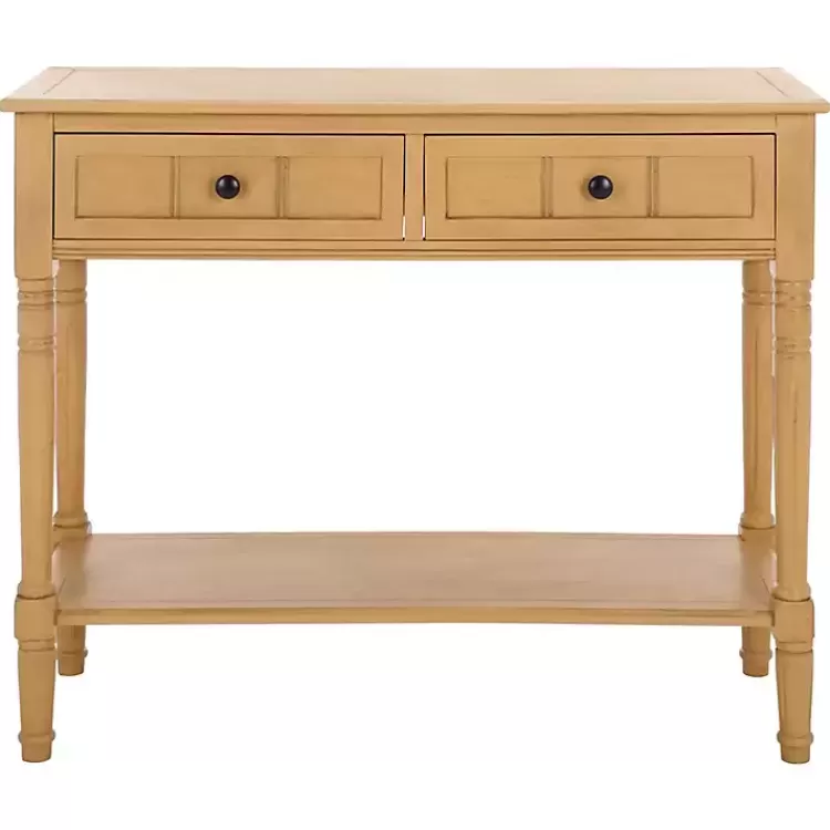 Natural 2- Drawer Samantha Console Table>Kirklands Home Best Sale