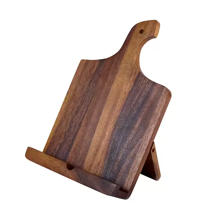 Natural Acacia Wood Cookbook Holder>Kirklands Home Discount