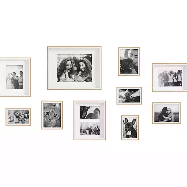 Natural and White 10-pc. Gallery Wall Frame Set>Kirklands Home Outlet