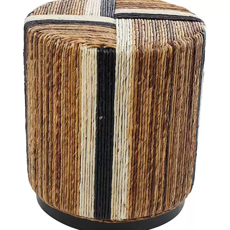 Natural Banana Leaf Wrapped Accent Table>Kirklands Home Online