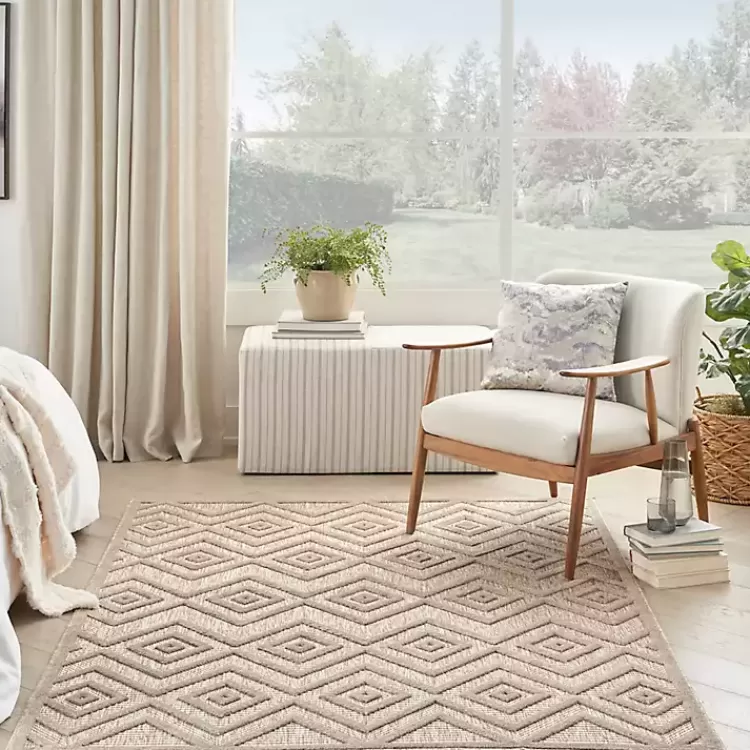 natural_beige_diamond_indooroutdoor_area_rug_x_6-1.webp Natural Beige Diamond Indoor/Outdoor Area Rug, 4x6>Kirklands Home Hot