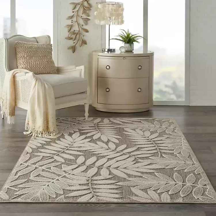 natural_botanical_outdoor_area_rug_x_5.webp Natural Botanical Outdoor Area Rug, 6x9>Kirklands Home Online