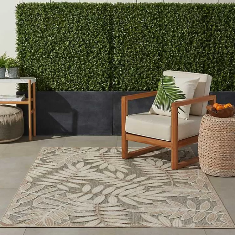 natural_botanical_outdoor_area_rug_x_7.webp Natural Botanical Outdoor Area Rug, 6x9>Kirklands Home Online