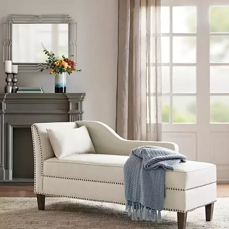 Natural Brett Accent Chaise Lounge>Kirklands Home Cheap