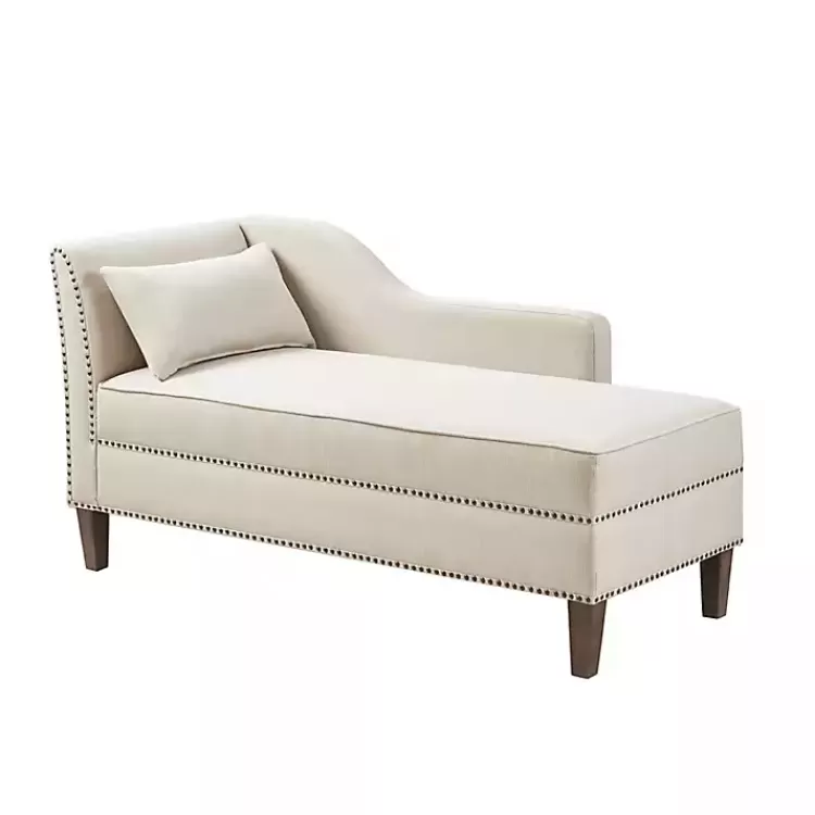 Natural Brett Accent Chaise Lounge>Kirklands Home Cheap