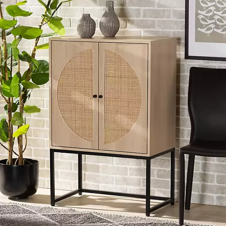 natural_cane_and_wood_door_cabinet_6.webp Natural Cane and Wood 2-Door Cabinet>Kirklands Home Clearance