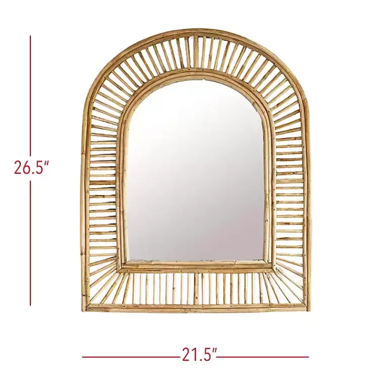 natural_cane_arched_wall_mirror_5.webp Natural Cane Arched Wall Mirror>Kirklands Home Discount