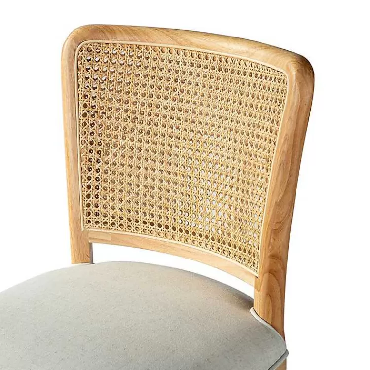 natural_cane_back_linen_office_chair_5.webp Natural Cane Back Linen Office Chair>Kirklands Home Store
