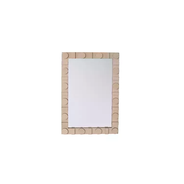 Natural Circles Frame Wall Mirror>Kirklands Home Clearance