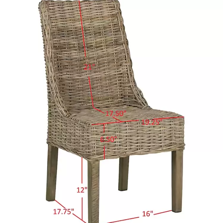 natural_coastal_rattan_pc_dining_chair_set_9.webp Natural Coastal Rat 2-pc. Dining Chair Set>Kirklands Home Flash Sale
