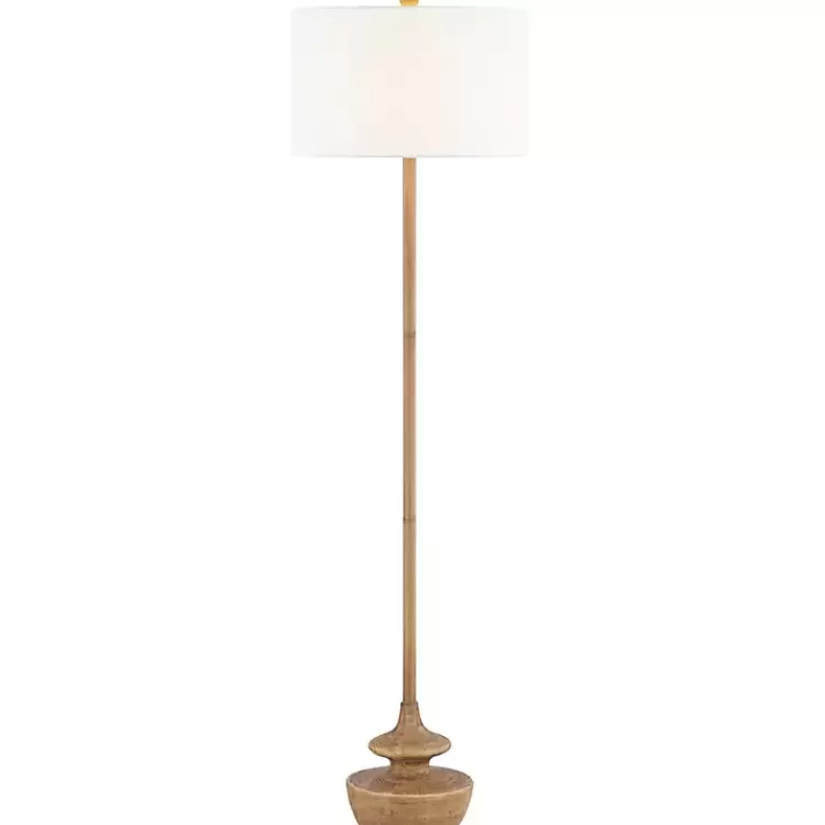 Natural Contemporary Floor Lamp>Kirklands Home Online