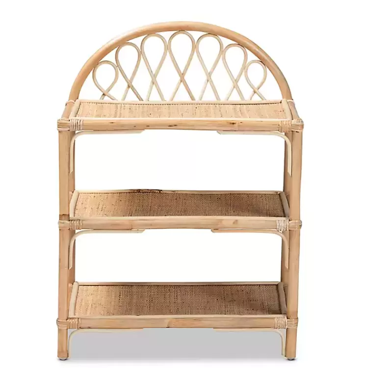 natural_curled_rattan_tiered_bookcase_2.webp Natural Curled Rattan 3-Tiered Bookcase>Kirklands Home Best