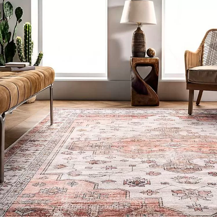 natural_faded_vintage_washable_area_rug_x_2-2.webp Natural Faded Vintage Washable Area Rug, 4x6>Kirklands Home Hot