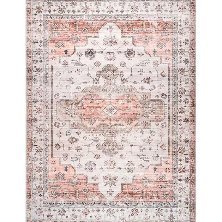 Natural Faded Vintage Washable Runner>Kirklands Home Discount