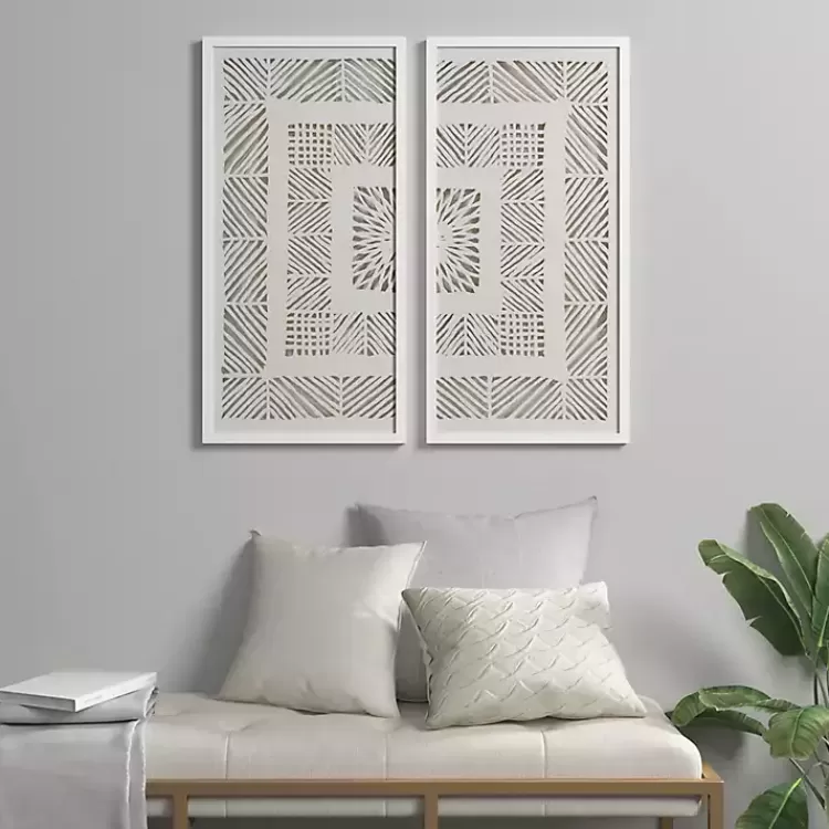natural_geometric_rice_paper_framed_art_set_of__2.webp Natural Geometric Rice Paper Framed Art, Set of 2>Kirklands Home Best Sale