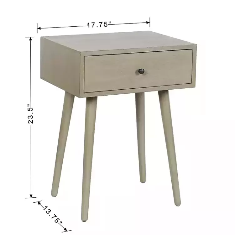 natural_gray_wood_drawer_arthur_accent_table_7.webp Natural Wood 1-Drawer Arthur Accent Table>Kirklands Home Clearance