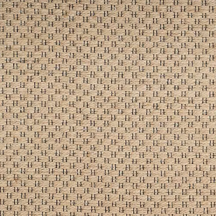 Natural Jute Solid Woven Area Rug, 5x7>Kirklands Home Best Sale