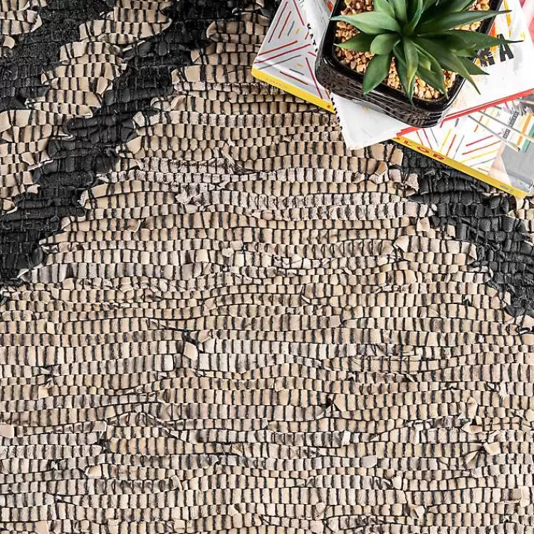 natural_leather_flatweave_zigzag_area_rug_x_2.webp Natural Leather Flatweave ZigZag Area Rug, 8x10>Kirklands Home Best