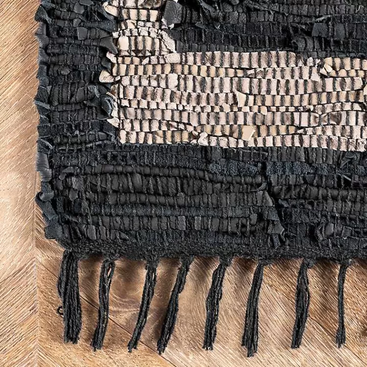 natural_leather_flatweave_zigzag_area_rug_x_4.webp Natural Leather Flatweave ZigZag Area Rug, 8x10>Kirklands Home Best