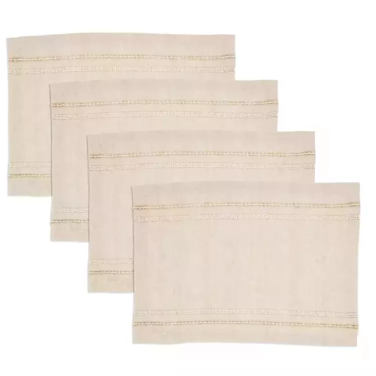 natural_leno_striped_placemats_set_of__2.webp Natural Leno Striped Placemats, Set of 4>Kirklands Home Cheap