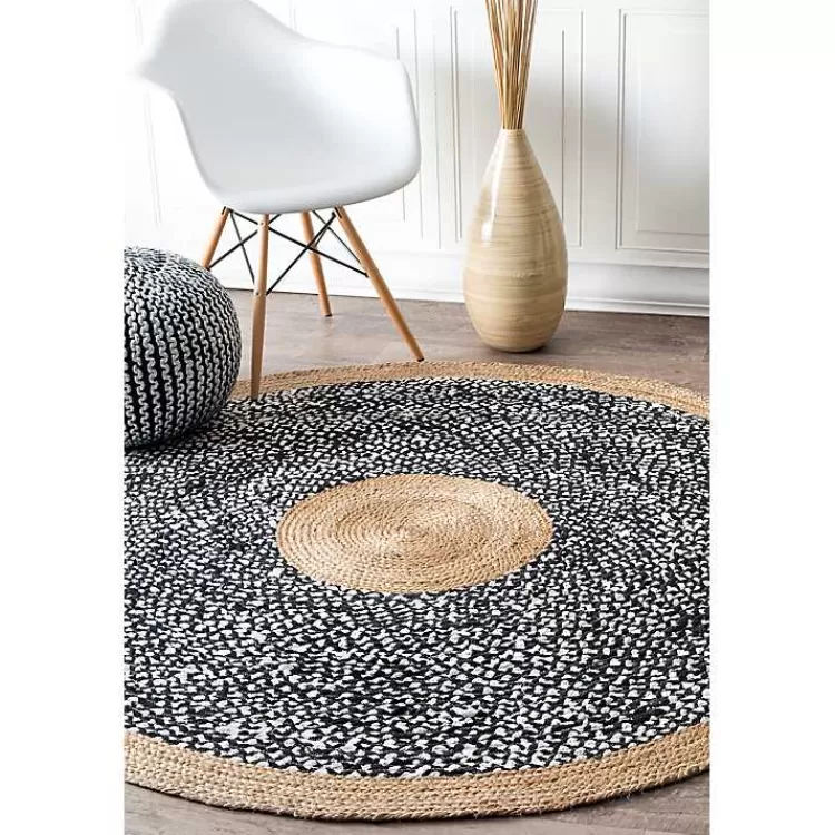 Natural Lesha Round Rug, 8 ft.>Kirklands Home Hot