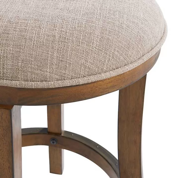 natural_linen_barrel_base_swivel_counter_stool_set_6.webp Natural Linen Barrel Base Swivel Counter Stool Set>Kirklands Home Cheap