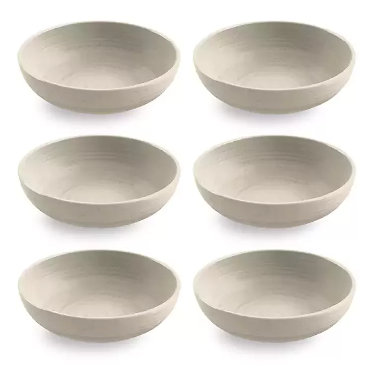 Natural Madden Melamine Low Bowls, Set of 6>Kirklands Home Cheap