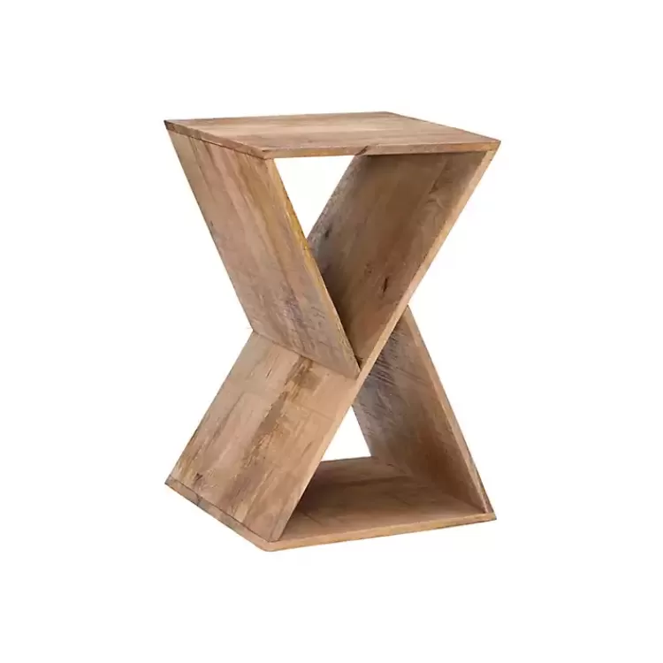 natural_mango_wood_hourglass_accent_table_2.webp Natural Mango Wood Hourglass Accent Table>Kirklands Home Clearance