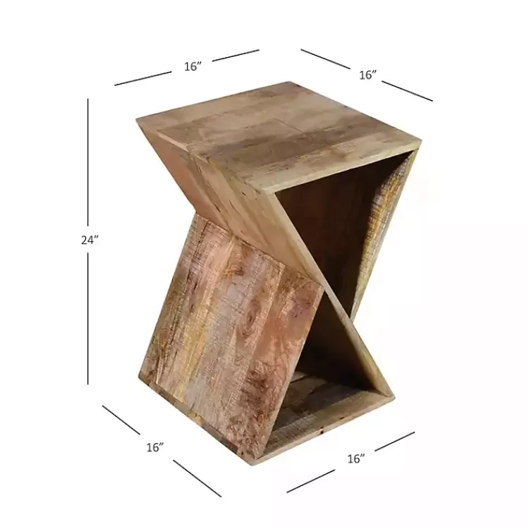 natural_mango_wood_hourglass_accent_table_4.webp Natural Mango Wood Hourglass Accent Table>Kirklands Home Clearance