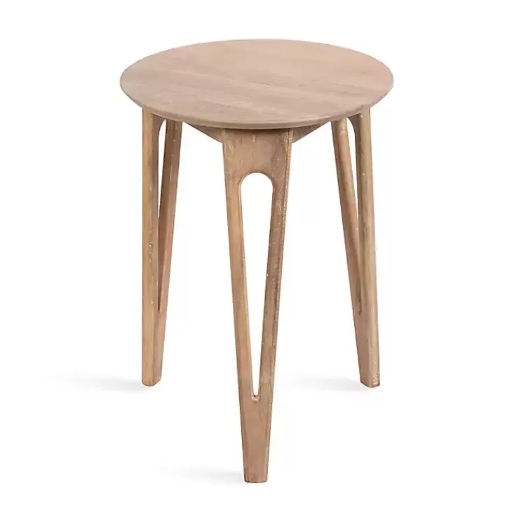 natural_mango_wood_round_kershaw_accent_table_4.webp Natural Mango Wood Round Kershaw Accent Table>Kirklands Home Clearance