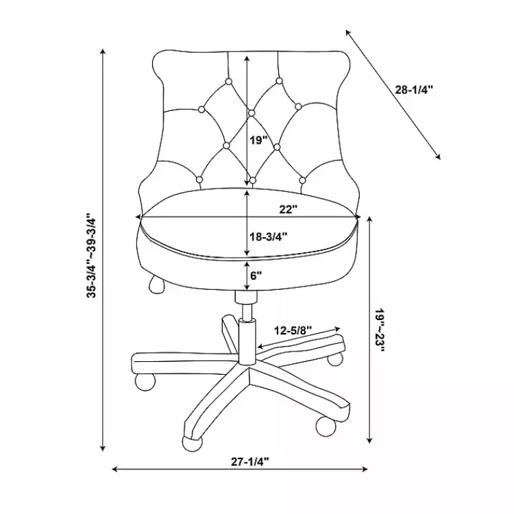 natural_miller_tufted_office_chair_9.webp Natural Miller Tufted Office Chair>Kirklands Home Discount