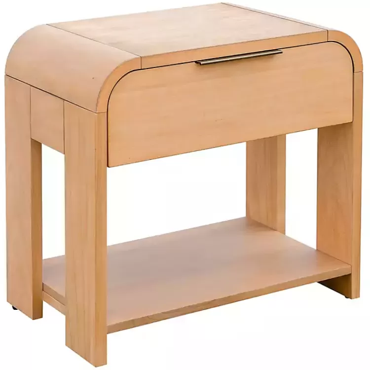 Natural Modern Curve Nightsd>Kirklands Home Sale