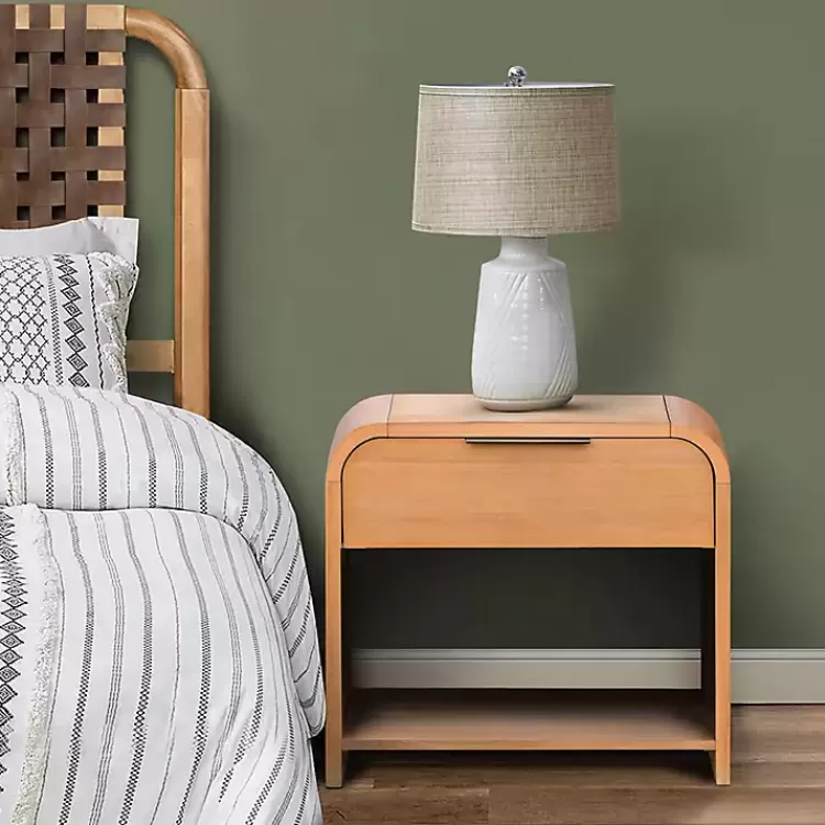 Natural Modern Curve Nightsd>Kirklands Home Sale