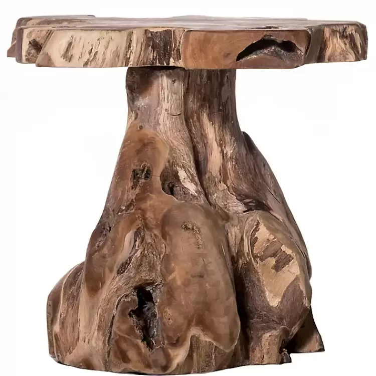 Natural Preserved Teak Wood Root Accent Table>Kirklands Home Shop