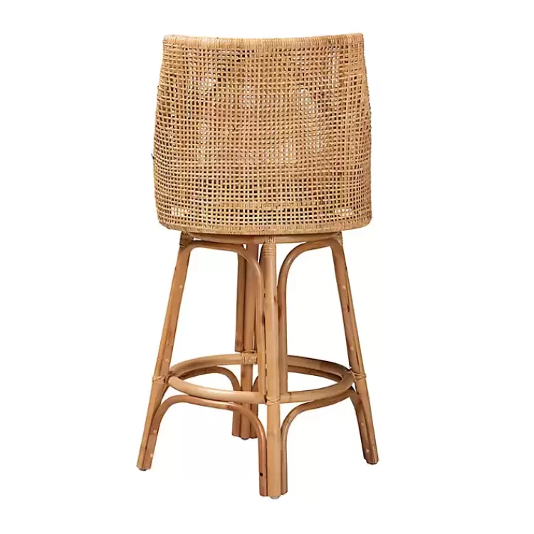 natural_rattan_bella_swivel_bar_stool_3.webp Natural Rattan Bella Swivel Bar Stool>Kirklands Home Best Sale