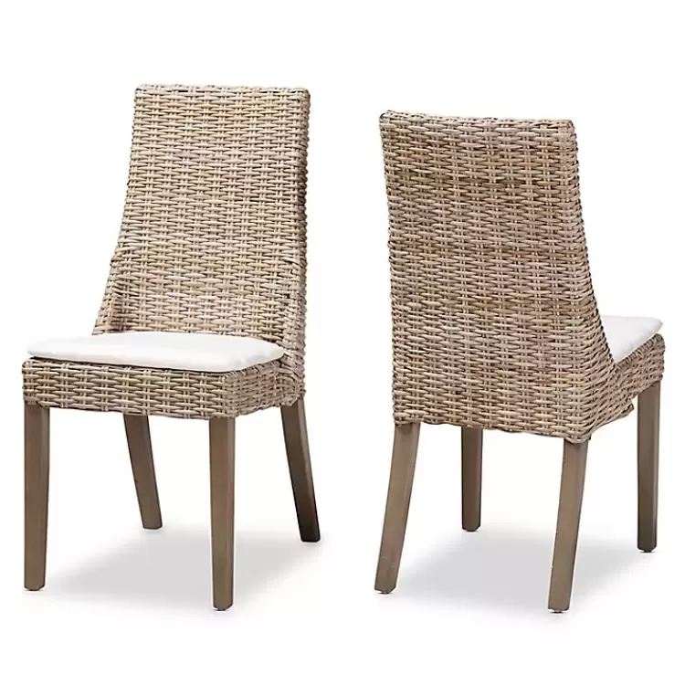 Natural Rattan High Back Dining Chairs, Set of 2>Kirklands Home Best Sale