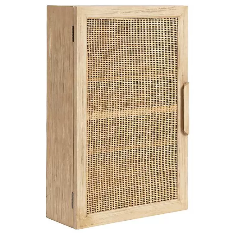 Natural Rattan Wall Cabinet>Kirklands Home Best