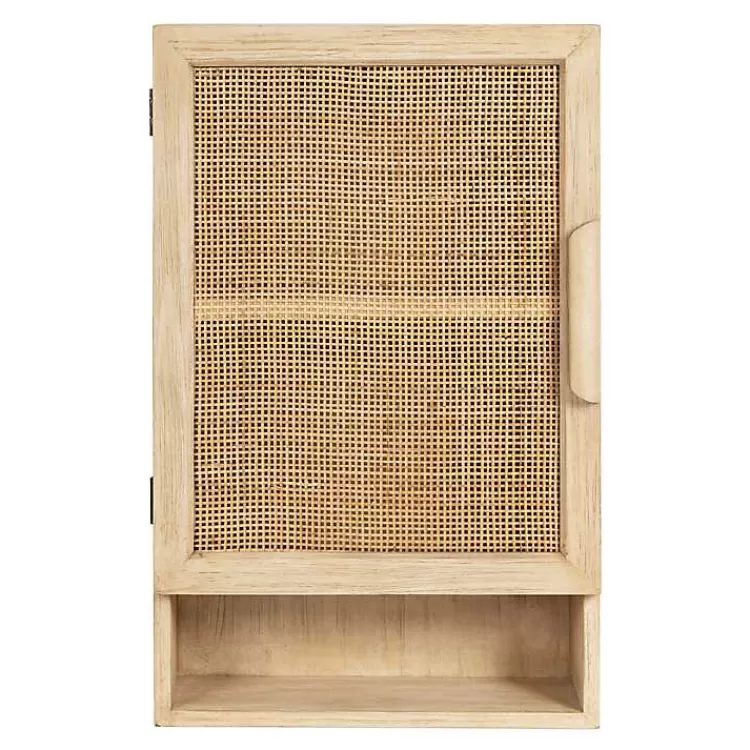 natural_rattan_wall_cabinet_with_shelf_4.webp Natural Rattan Wall Cabinet with Shelf>Kirklands Home Discount