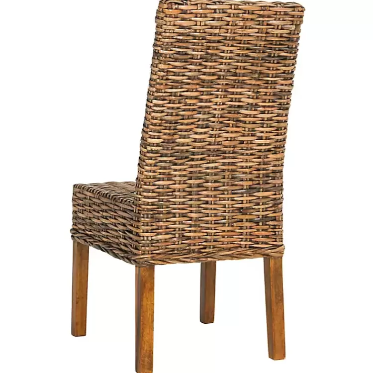 natural_rattan_wood_woven_pc_dining_chair_set_3.webp Natural Rattan Wood Woven 2-pc. Dining Chair Set>Kirklands Home New