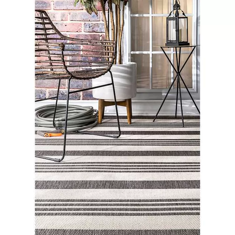 natural_robin_stripe_outdoor_area_rug_x_2.webp Natural Robin Stripe Outdoor Area Rug, 6x9>Kirklands Home Flash Sale