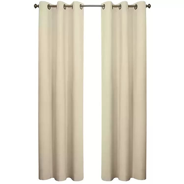 Natural Room Darkening Curtain Panel Set, 54 in.>Kirklands Home Best Sale