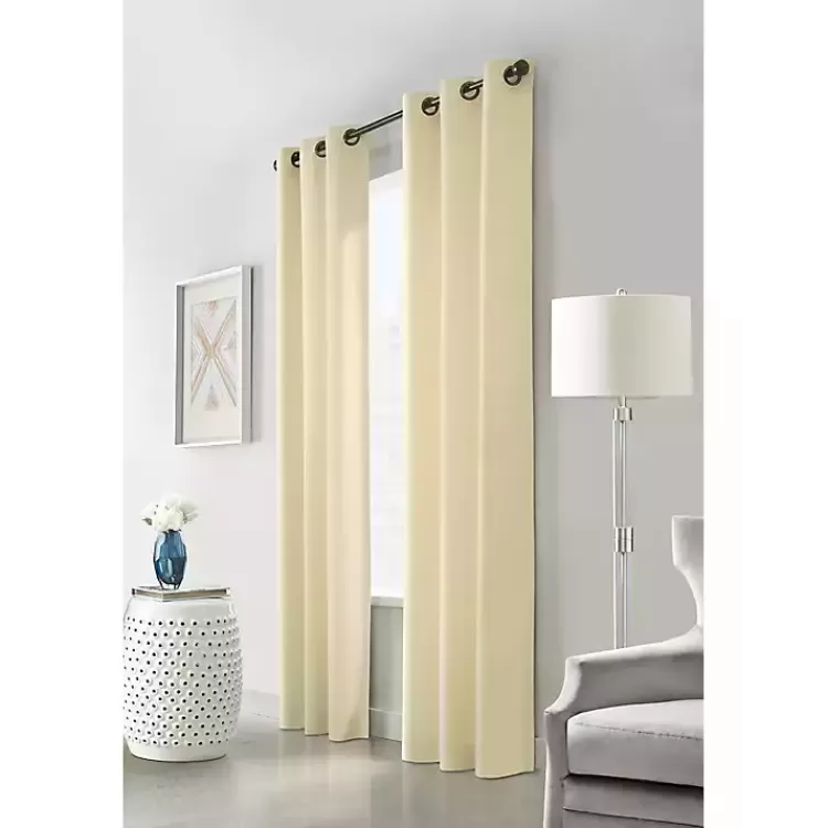 Natural Room Darkening Curtain Panel Set, 63 in.>Kirklands Home Hot