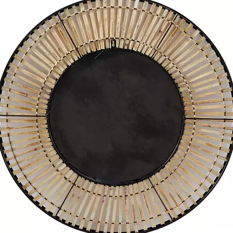 natural_round_slatted_frame_wall_mirror_3.webp Natural Round Slatted Frame Wall Mirror>Kirklands Home Shop