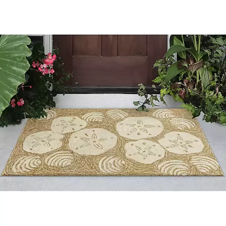 natural_sand_dollar_outdoor_accent_rug_7.webp Natural Sand Dollar Outdoor Accent Rug>Kirklands Home Fashion