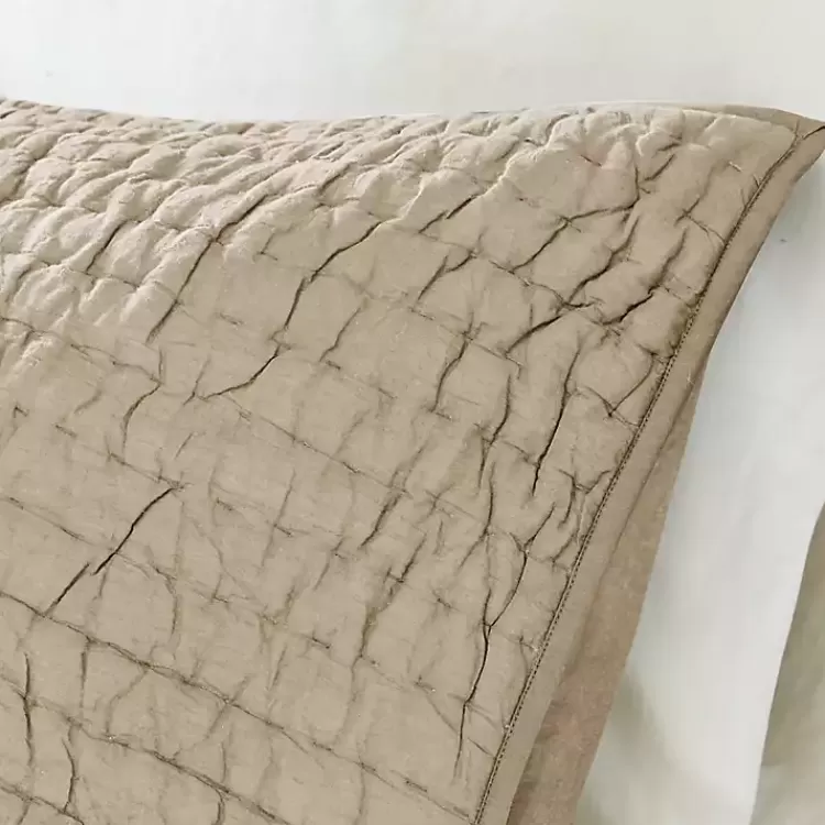 natural_serene_quilted_pc_king_coverlet_set_3.webp Natural Serene Quilted 3-pc. King Coverlet Set>Kirklands Home Outlet